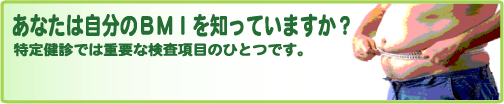 自分のＢＭＩを知る